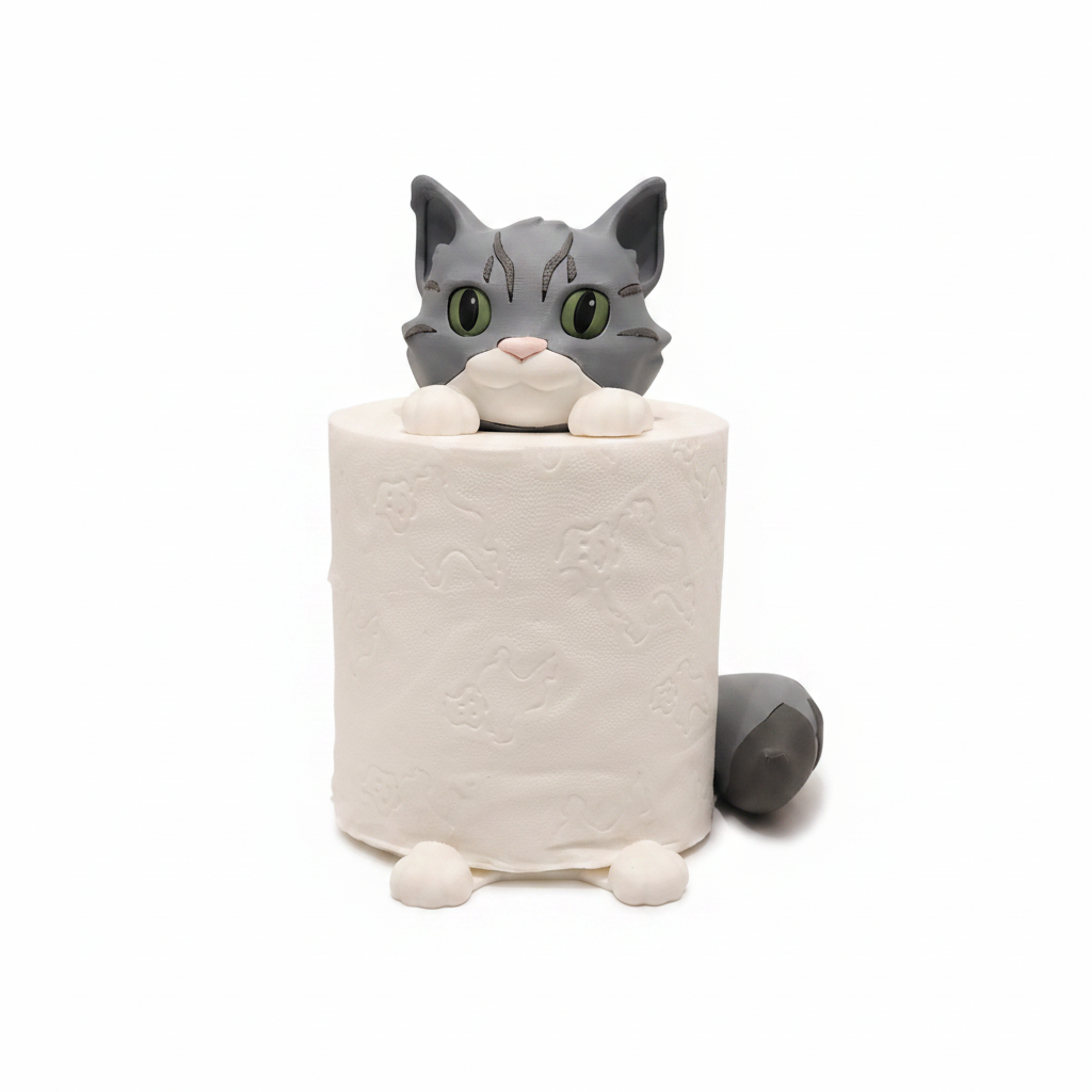tabby gray toilet paper holder studio magmoria
